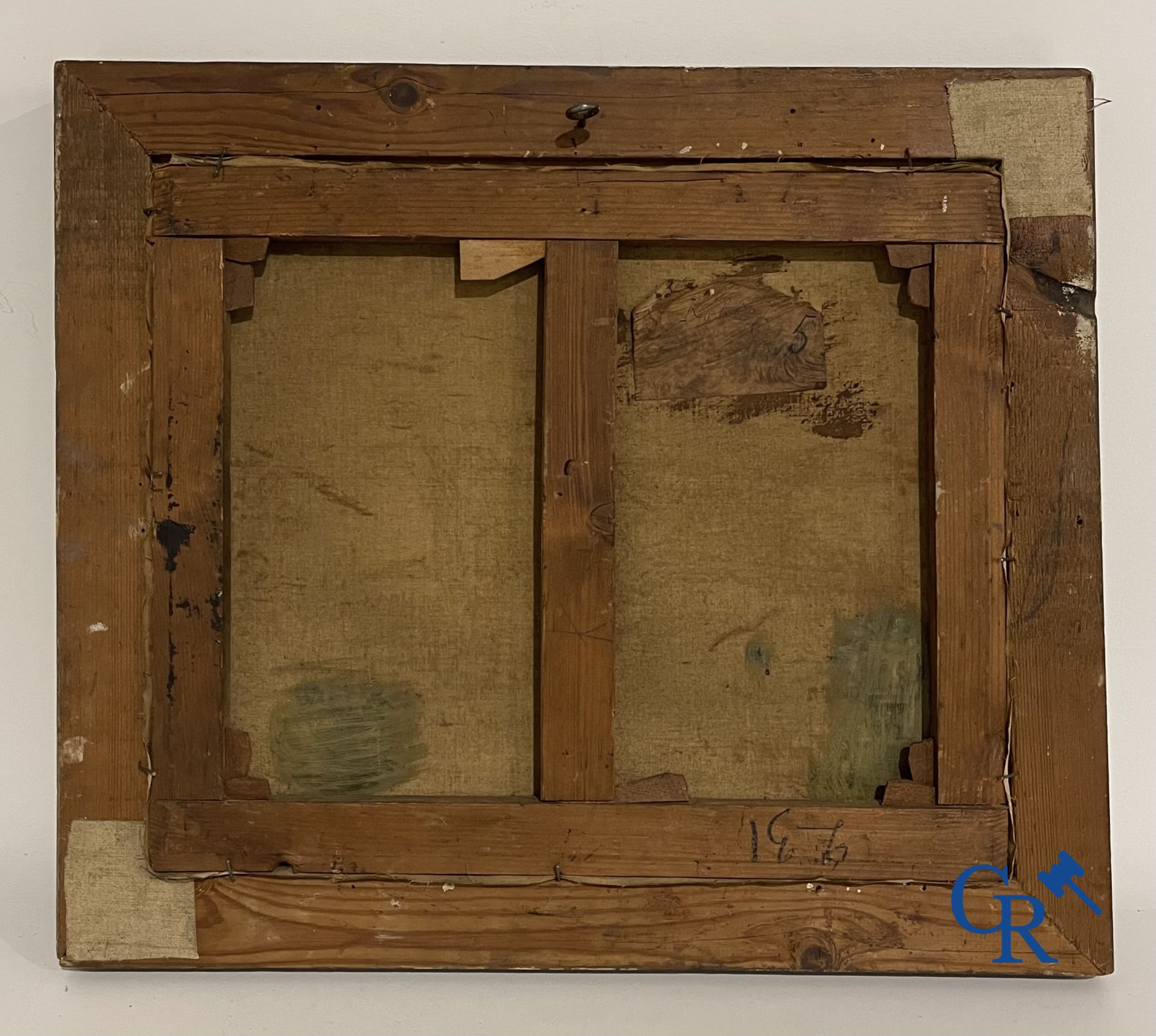 2 Schilderijen: Pierre Ernest Kohl, olie op doek en niet gesigneerd, olie op paneel.