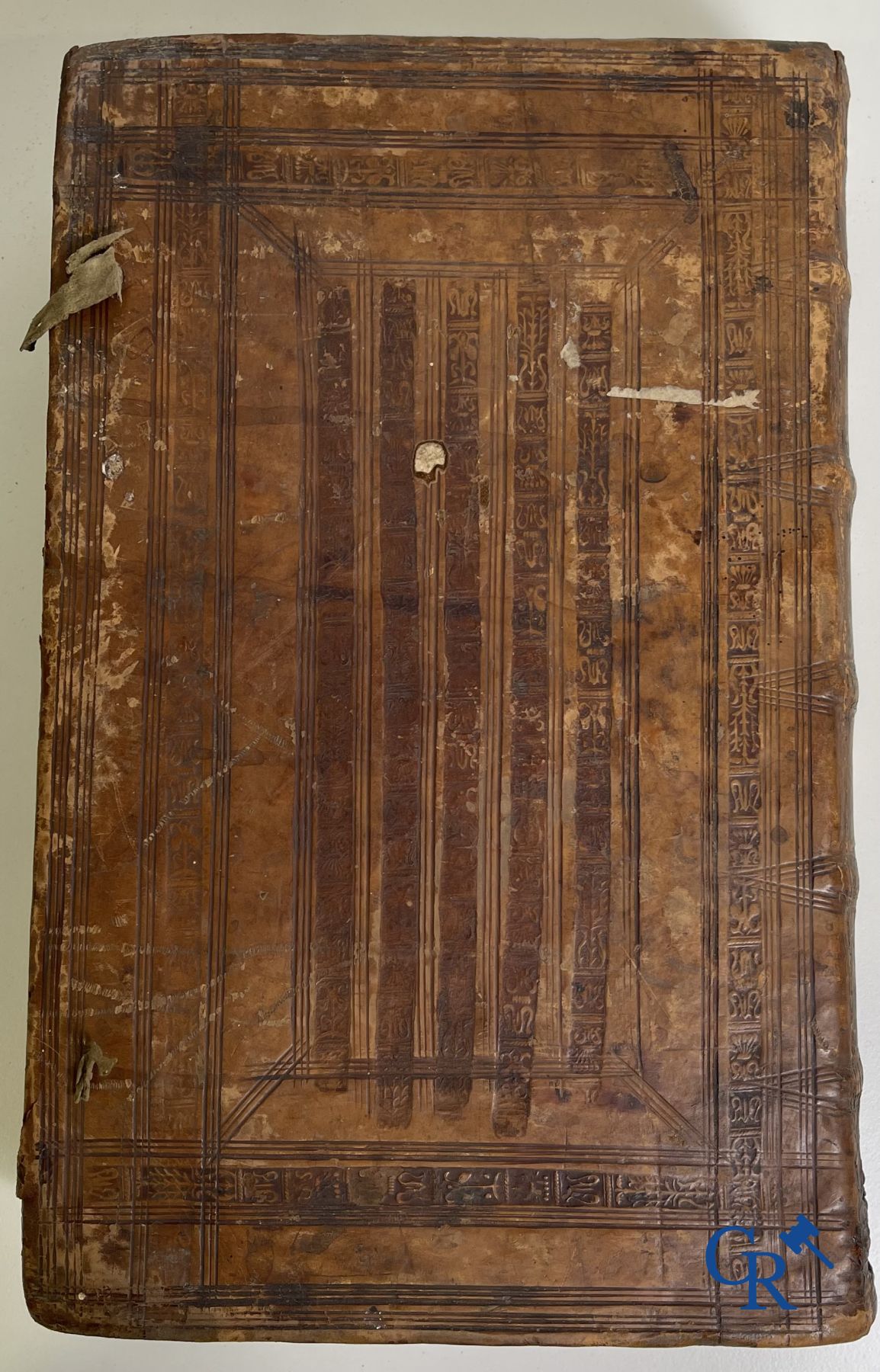 Oude boekdrukken: Willem Hessels van Est (1542-1613) De brieven van Paulus. Tomus prior en tomus posterior. Douai 1614.