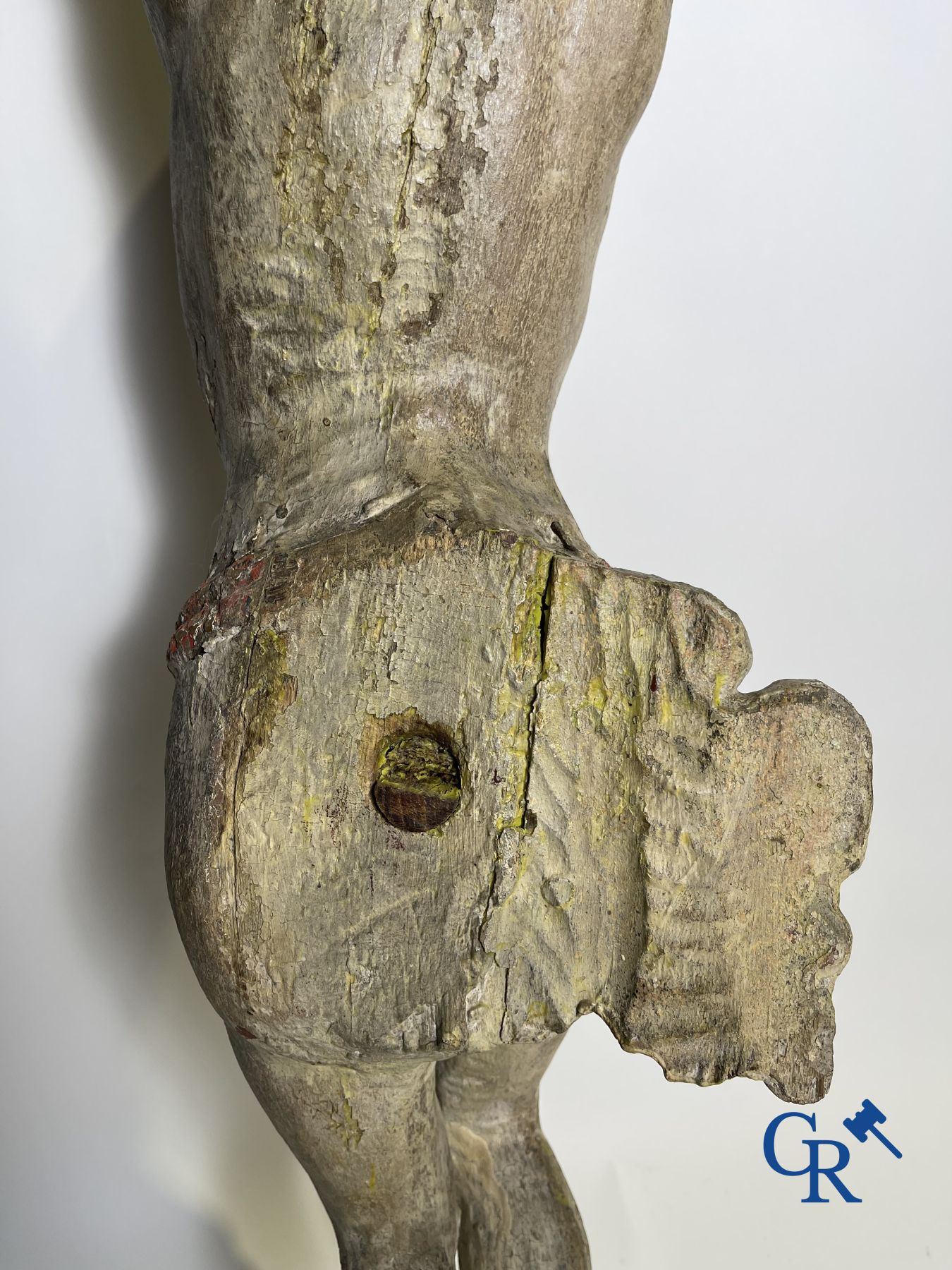 Imposing 18th century oak Corpus.