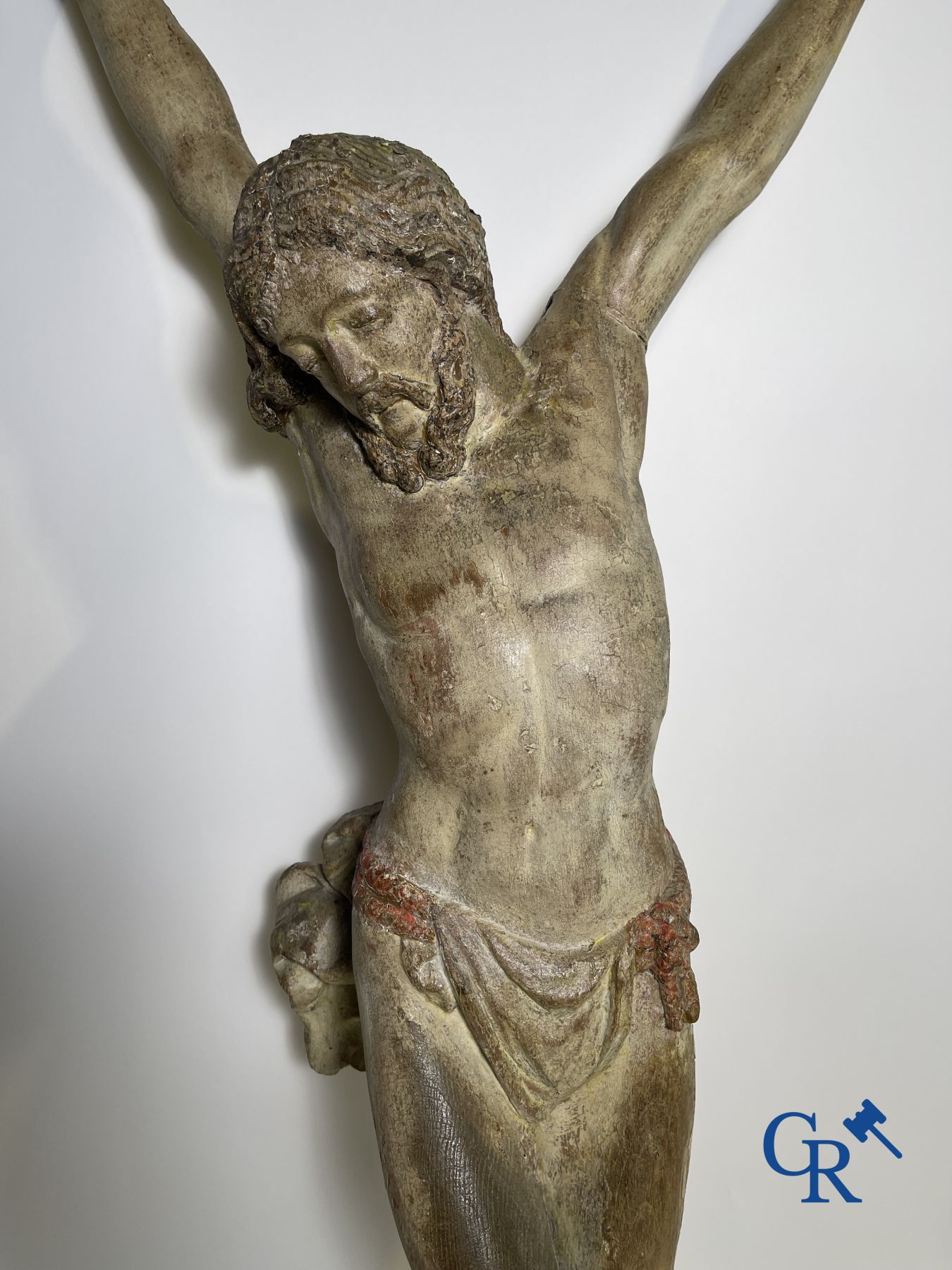 Imposing 18th century oak Corpus.