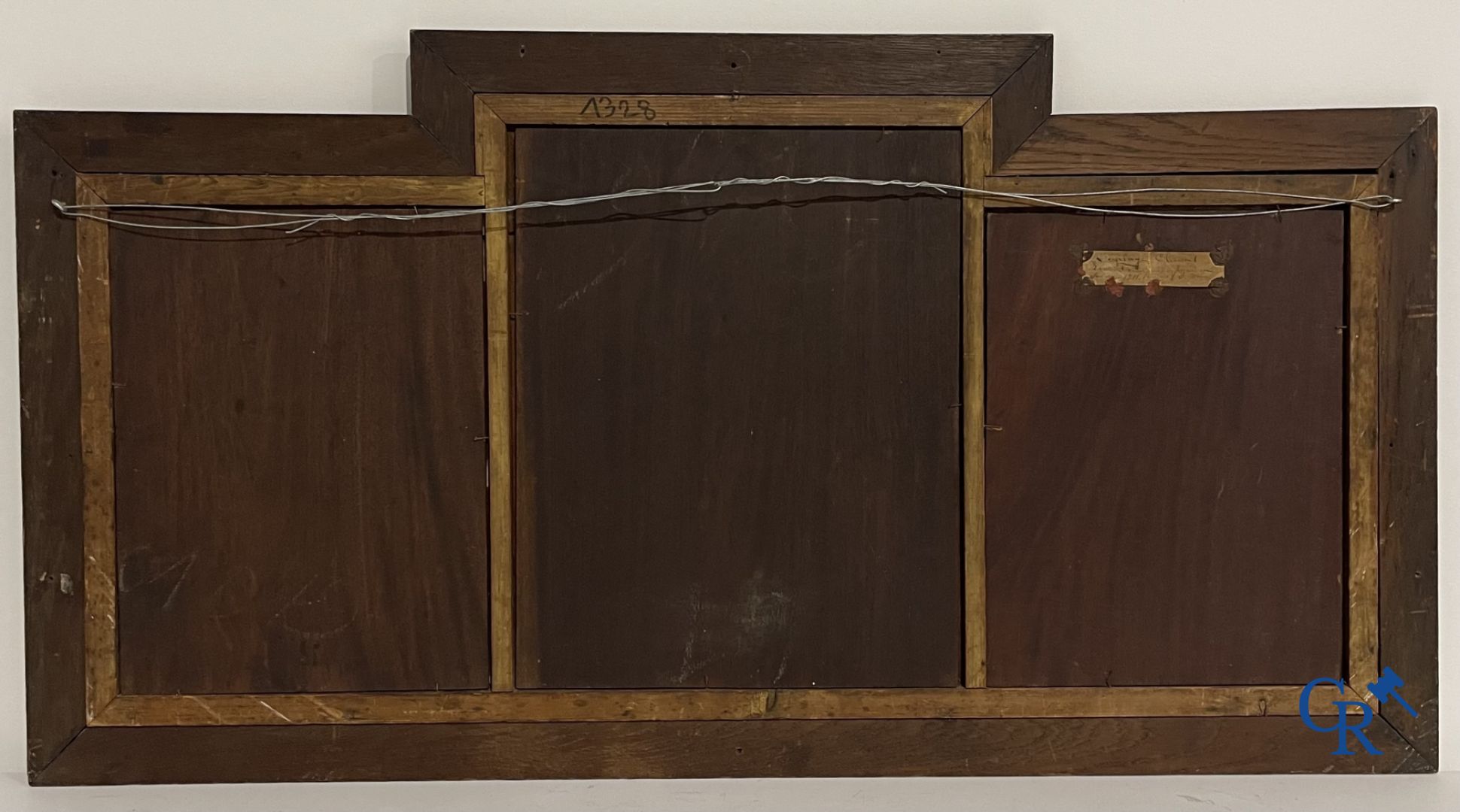 Schilderijen: Clément Laplage. Olie op paneel. 3 Jachtstillevens.