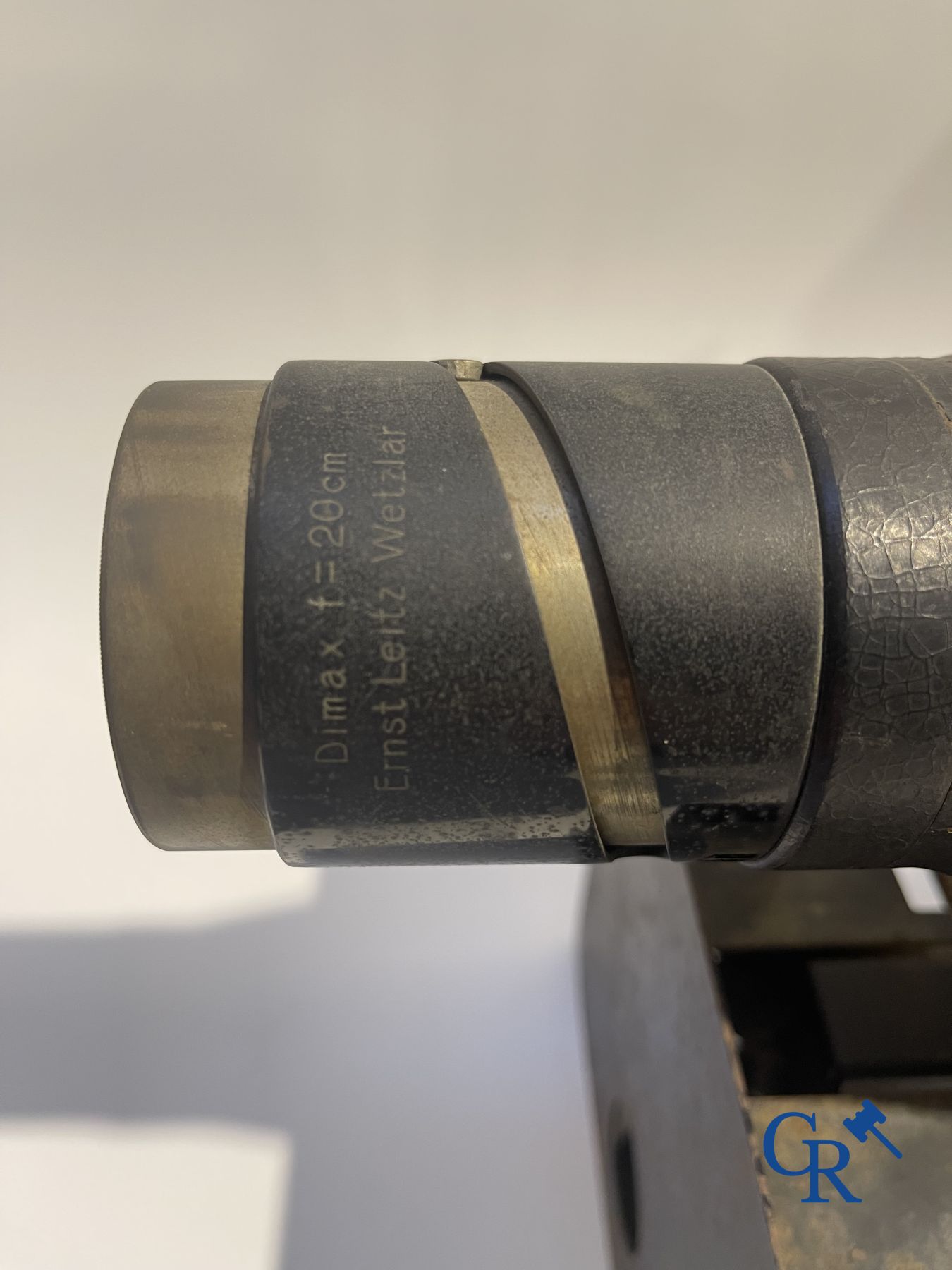 Ernst Leitz Wetzlar Episkop projecter en een "Lanterne Magique"