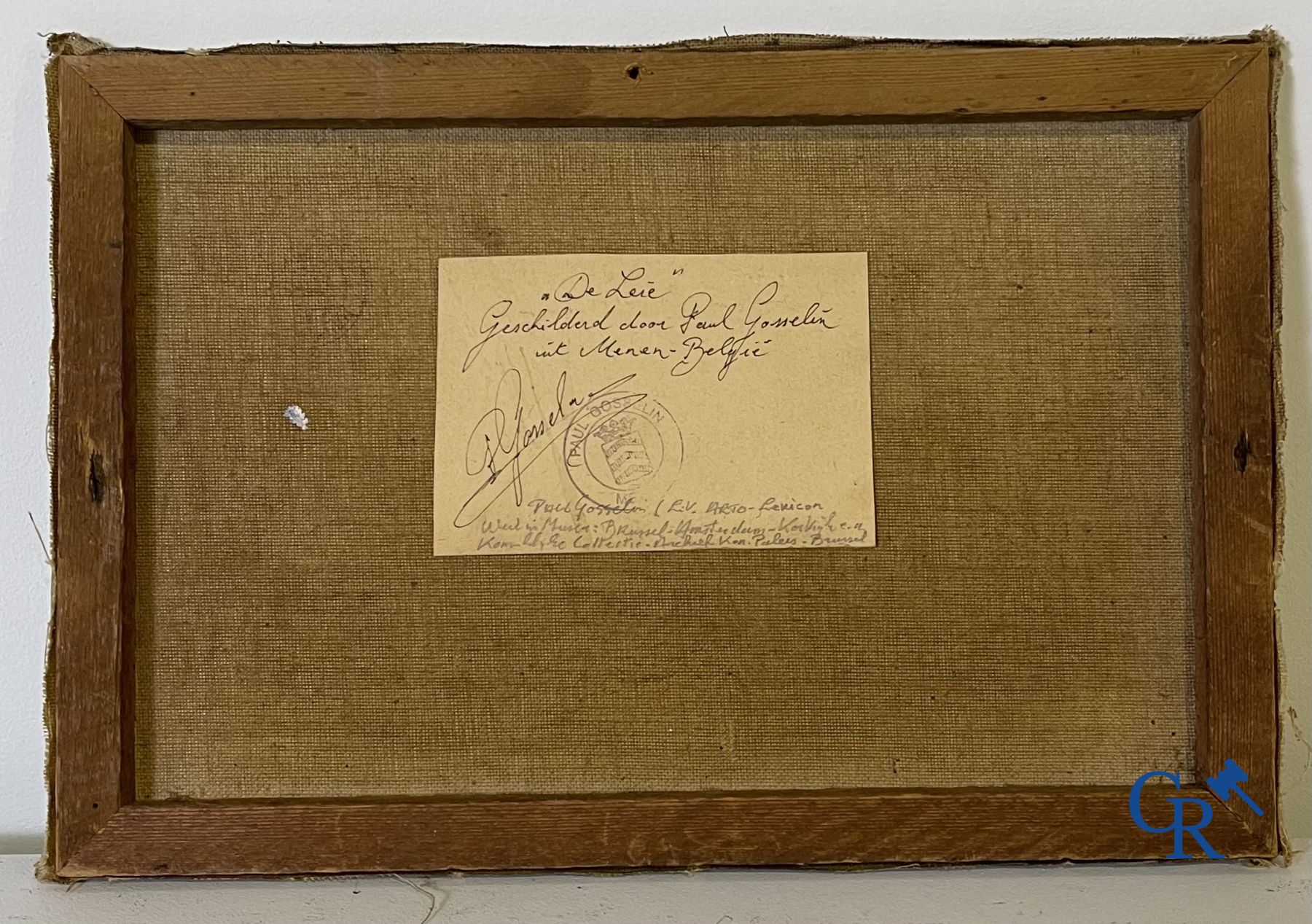 4 Landschapschilderijen.