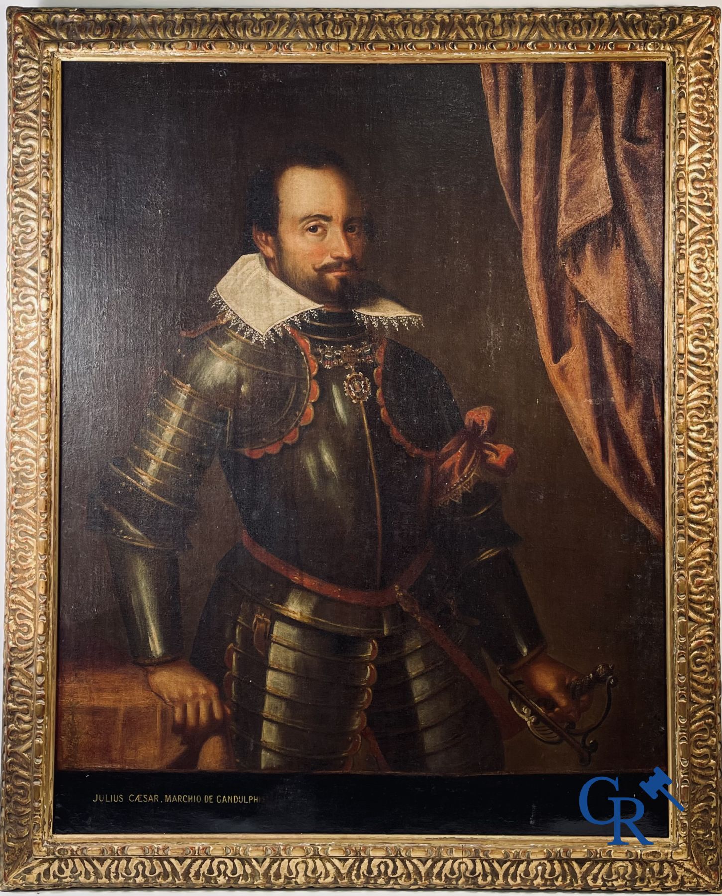 Portretschilderij: Leerling van Frans Pourbus II en toegeschreven aan Justus Sustermans.