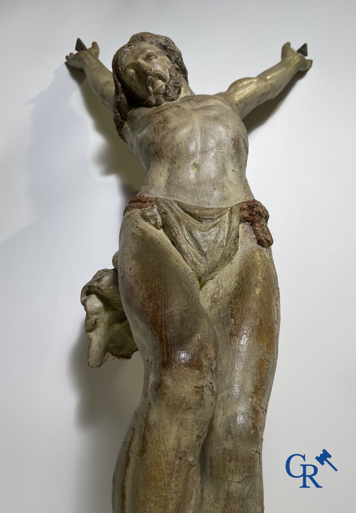 Imposing 18th century oak Corpus.