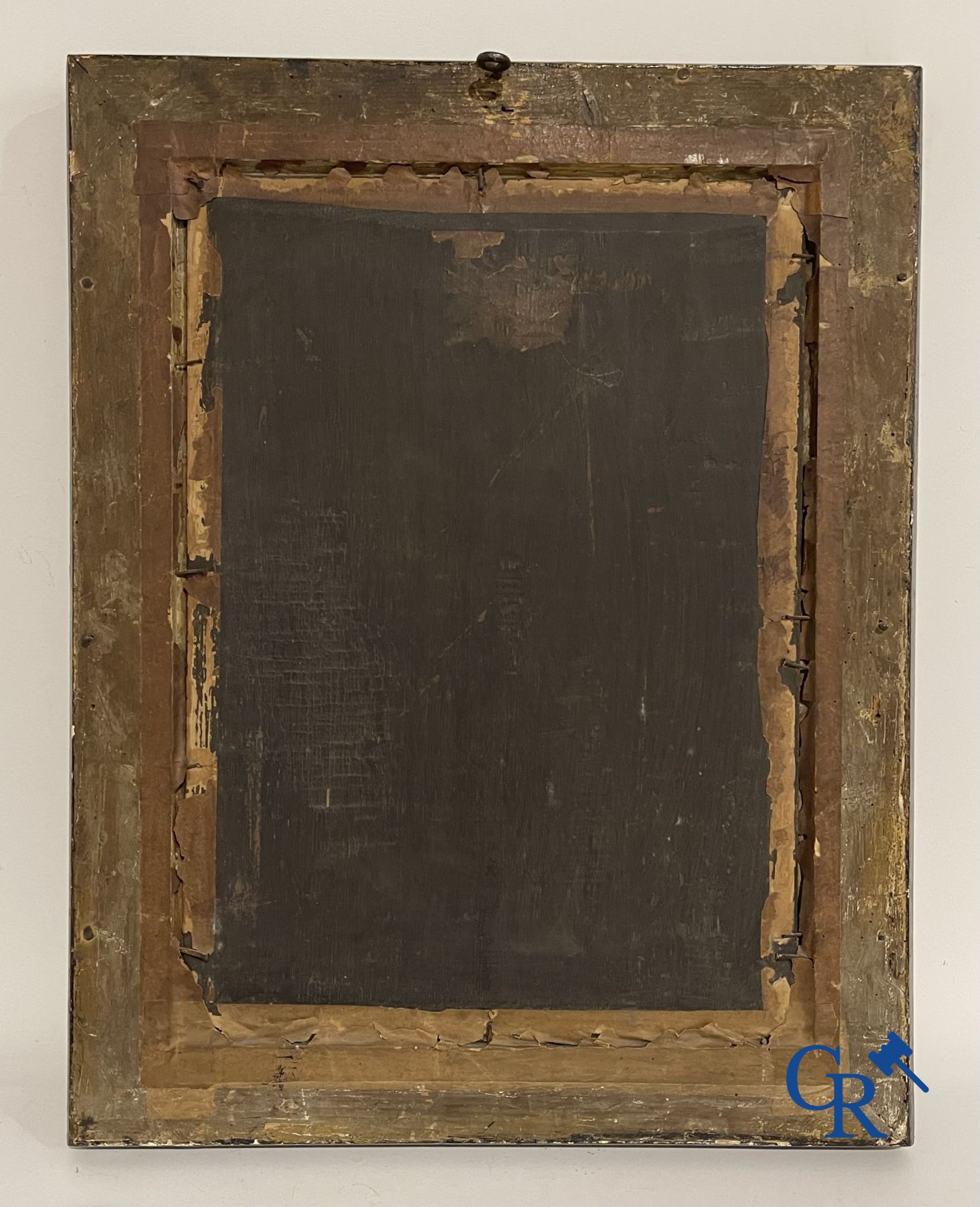 Religious painting: oil on panel. 17th-18th century.