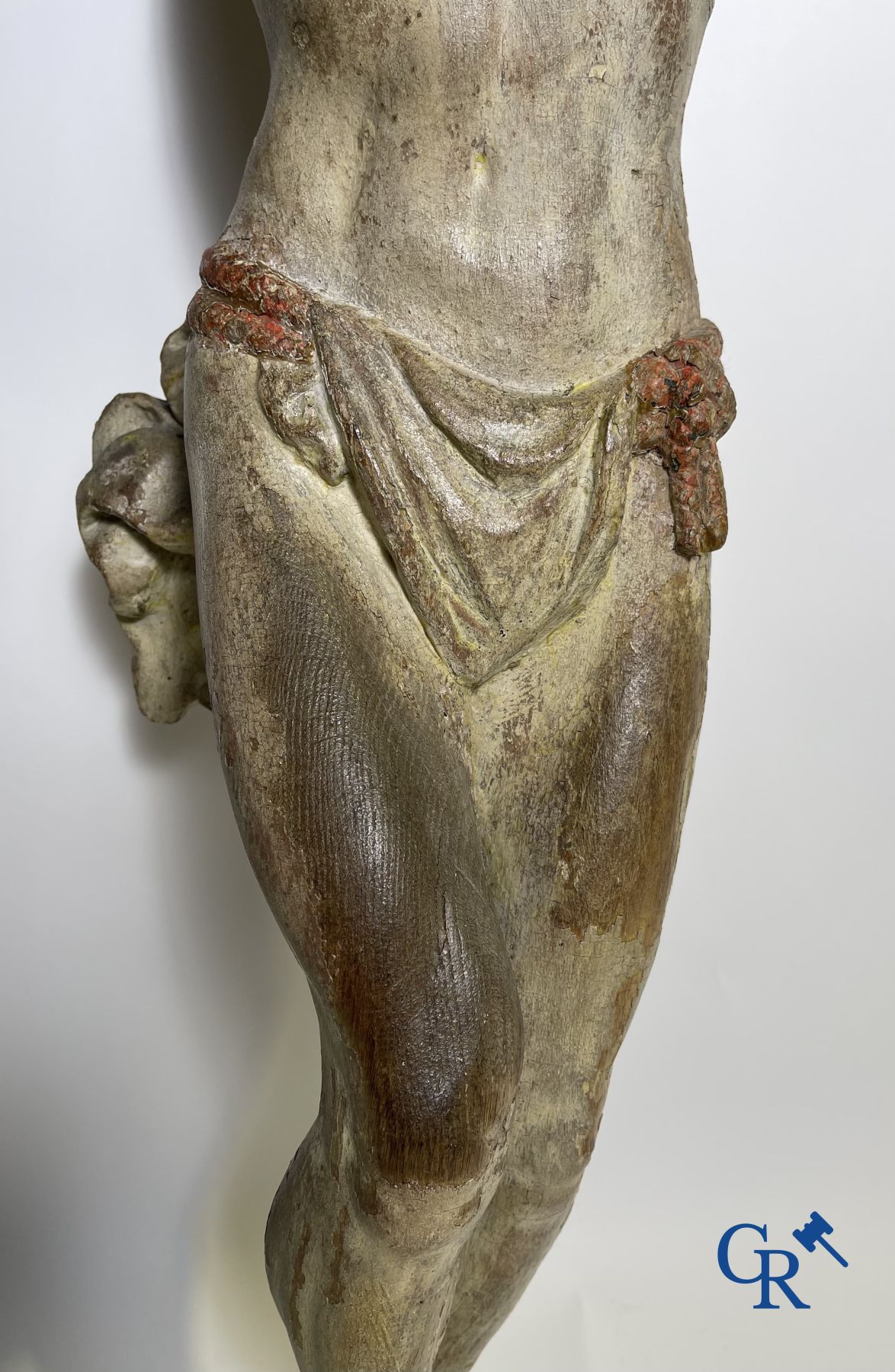 Imposing 18th century oak Corpus.