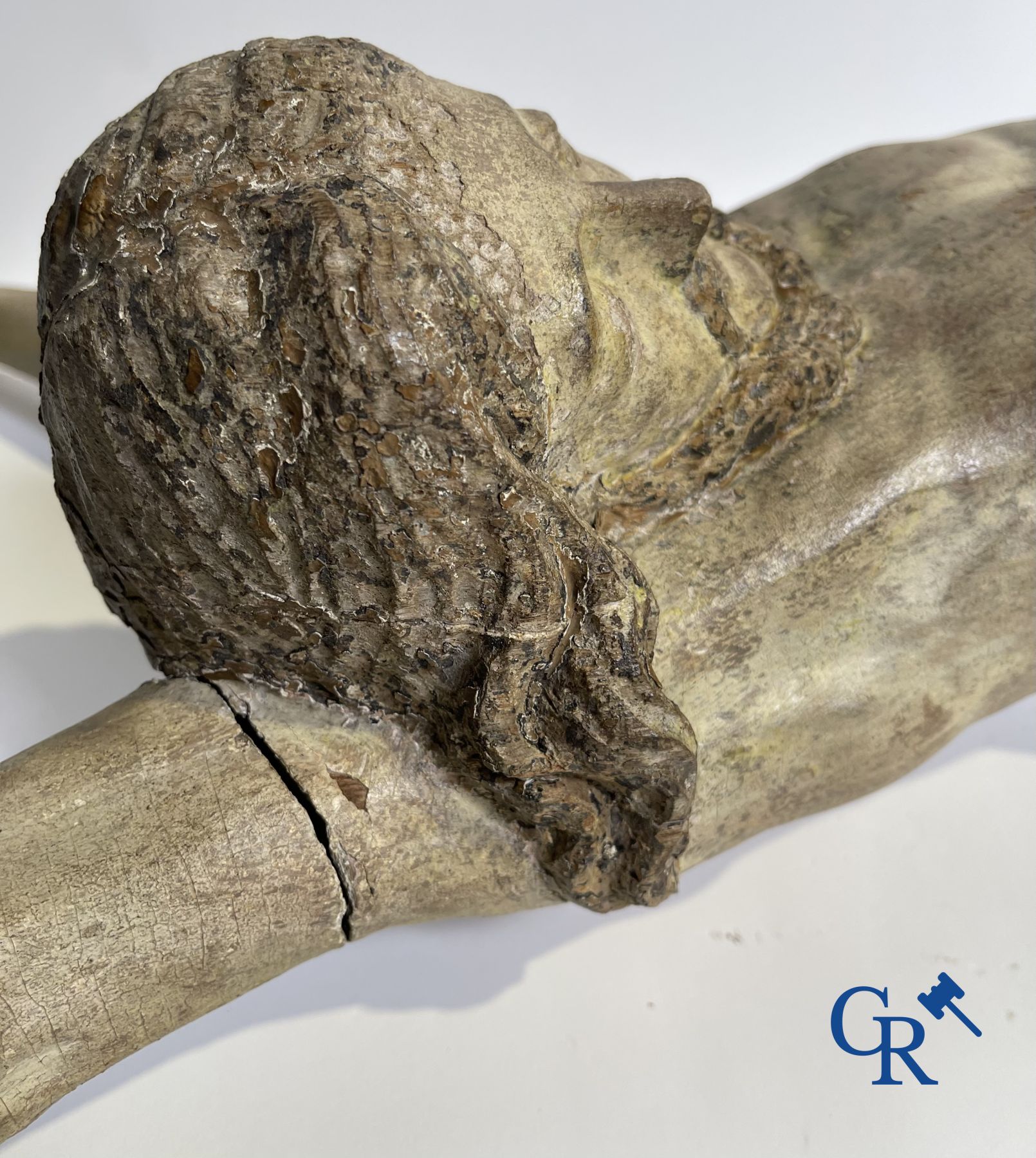 Imposing 18th century oak Corpus.