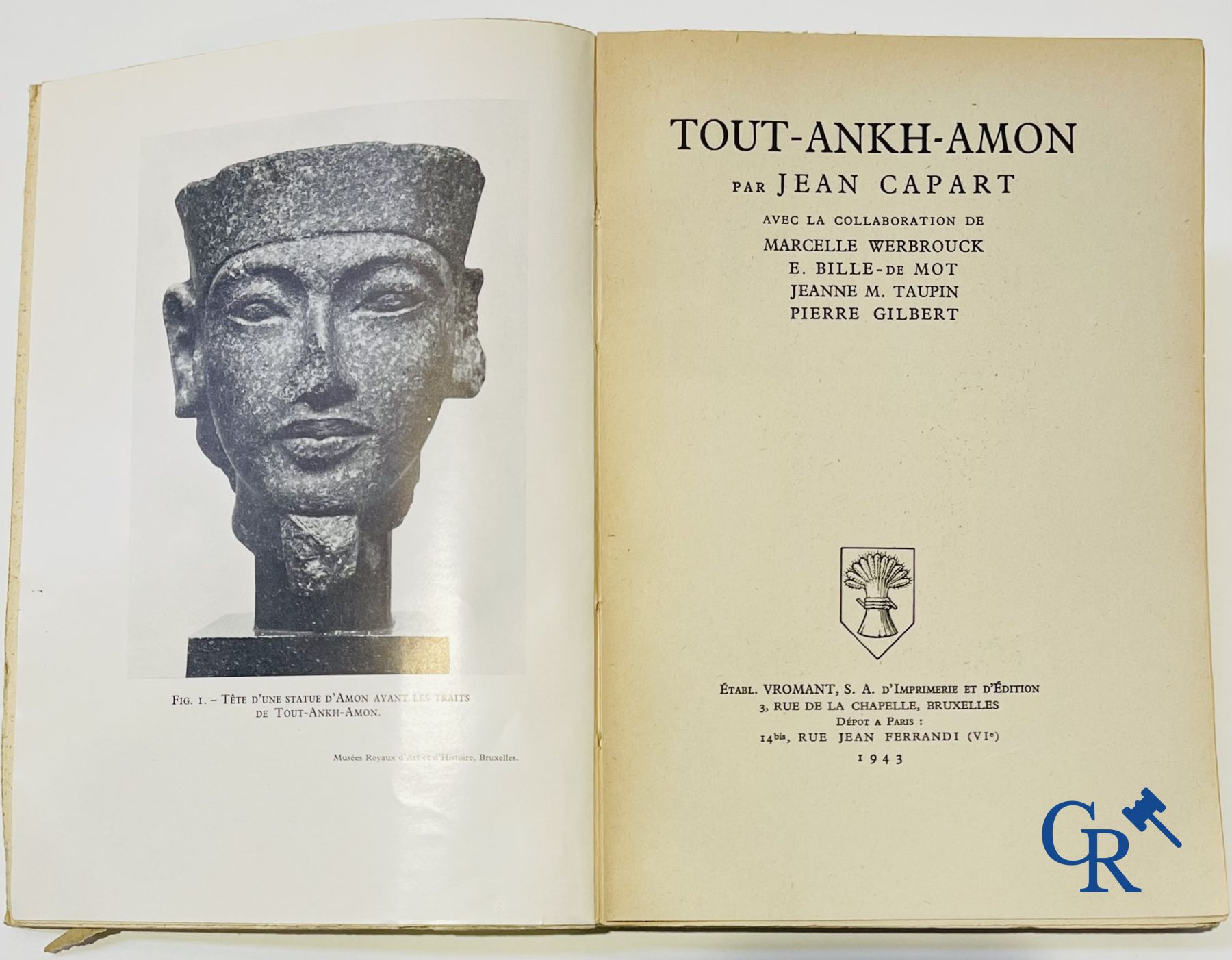 Boeken: Jean Capart, L'Art Egyptien en Tout-Ankh-Amon  - Trawinski, La Vie Antique. (5 volumes).