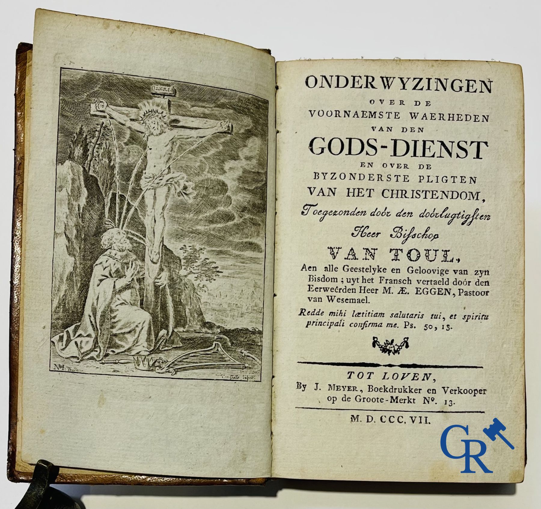 Oude boekdrukken: Een interessant kavel met diverse antieke boeken. 17e-18e-19de eeuw. (18 volumes)