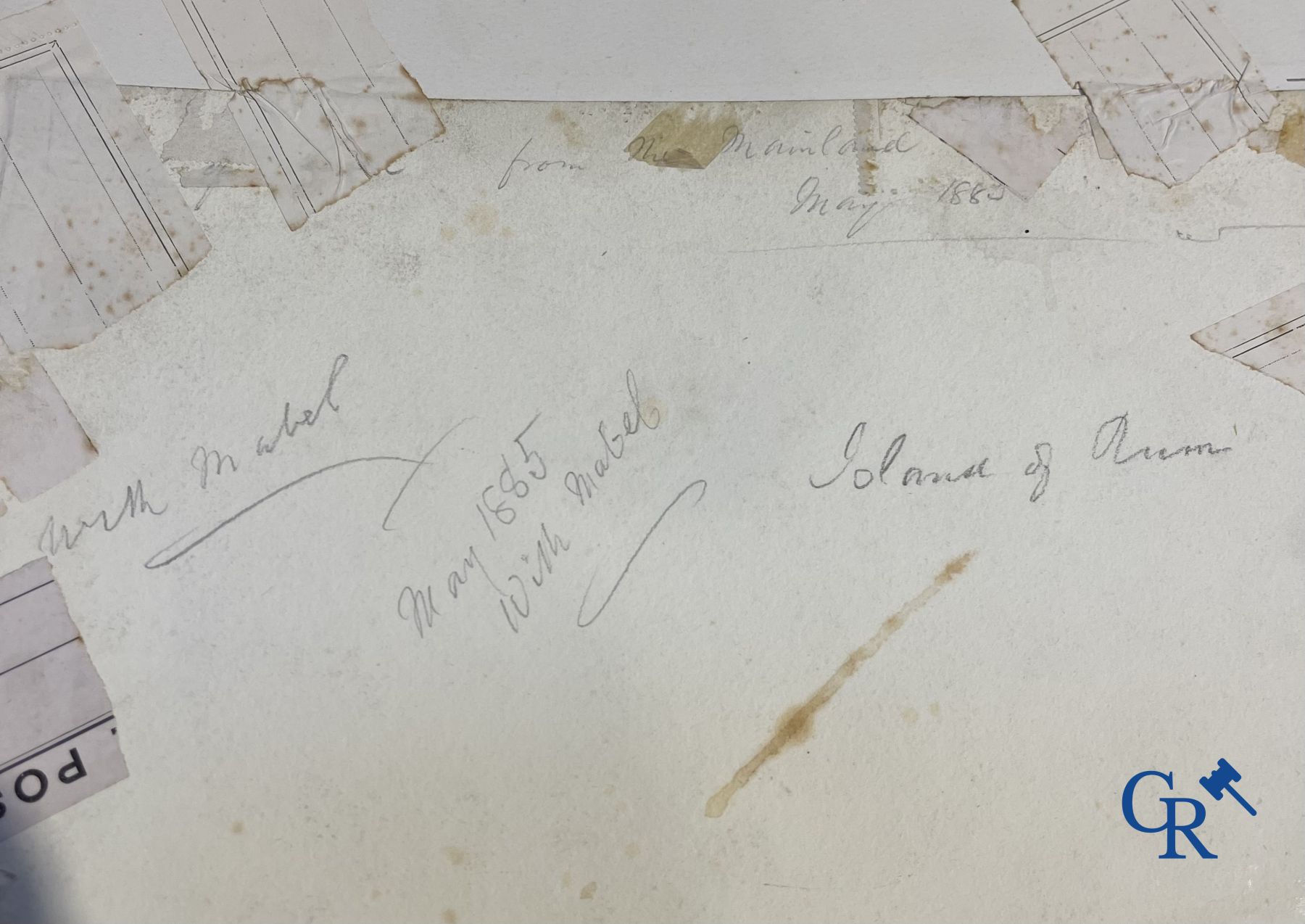 Interessant lot met gouaches en pasteltekeningen. Periode 1880-1920.