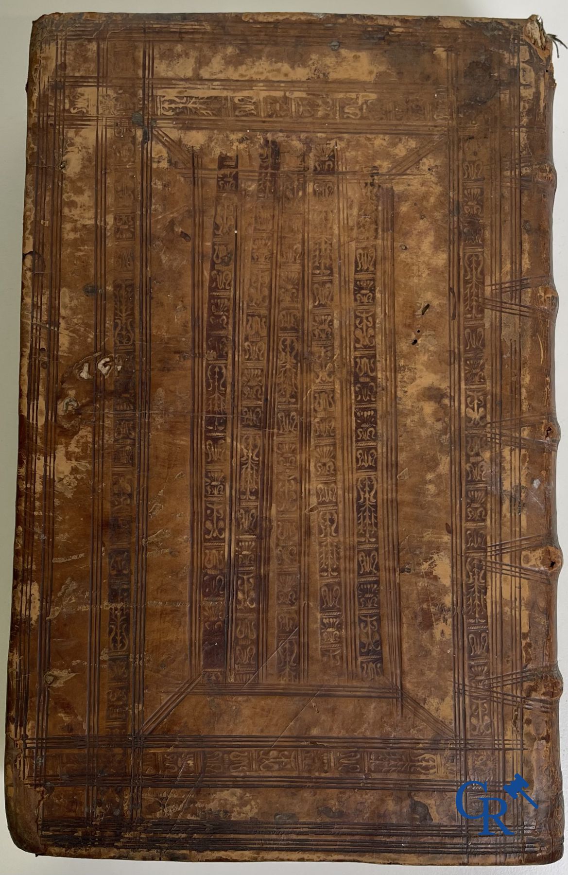 Oude boekdrukken: Willem Hessels van Est (1542-1613) De brieven van Paulus. Tomus prior en tomus posterior. Douai 1614.