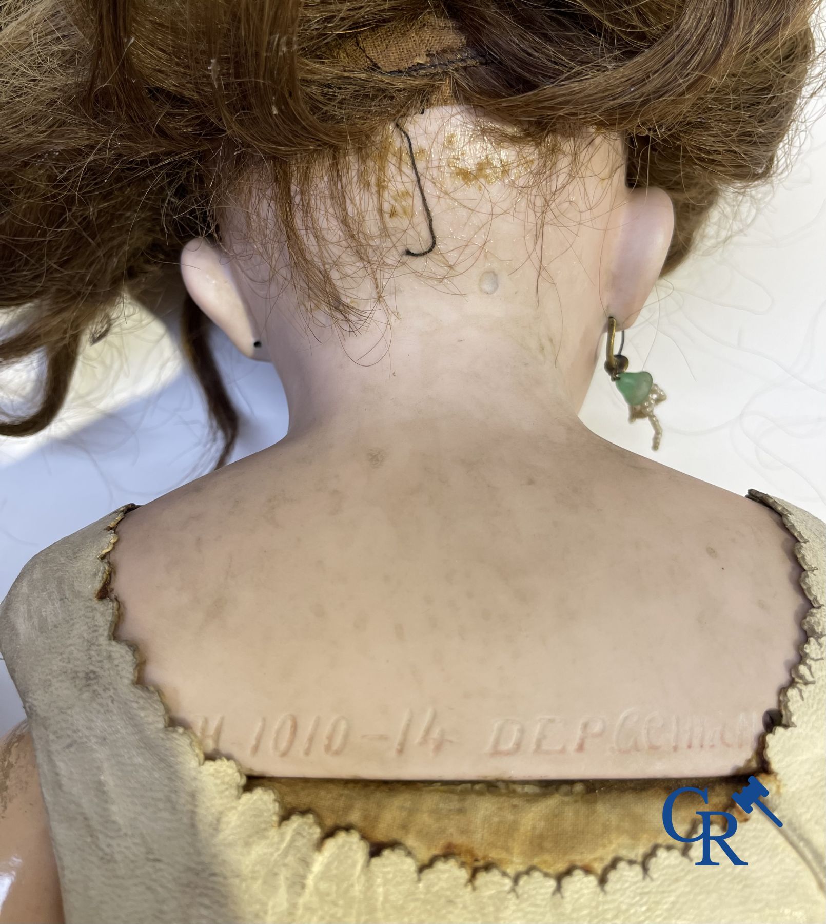 Speelgoed: antieke poppen: Lot van 3 poppen met porseleinen hoofd.