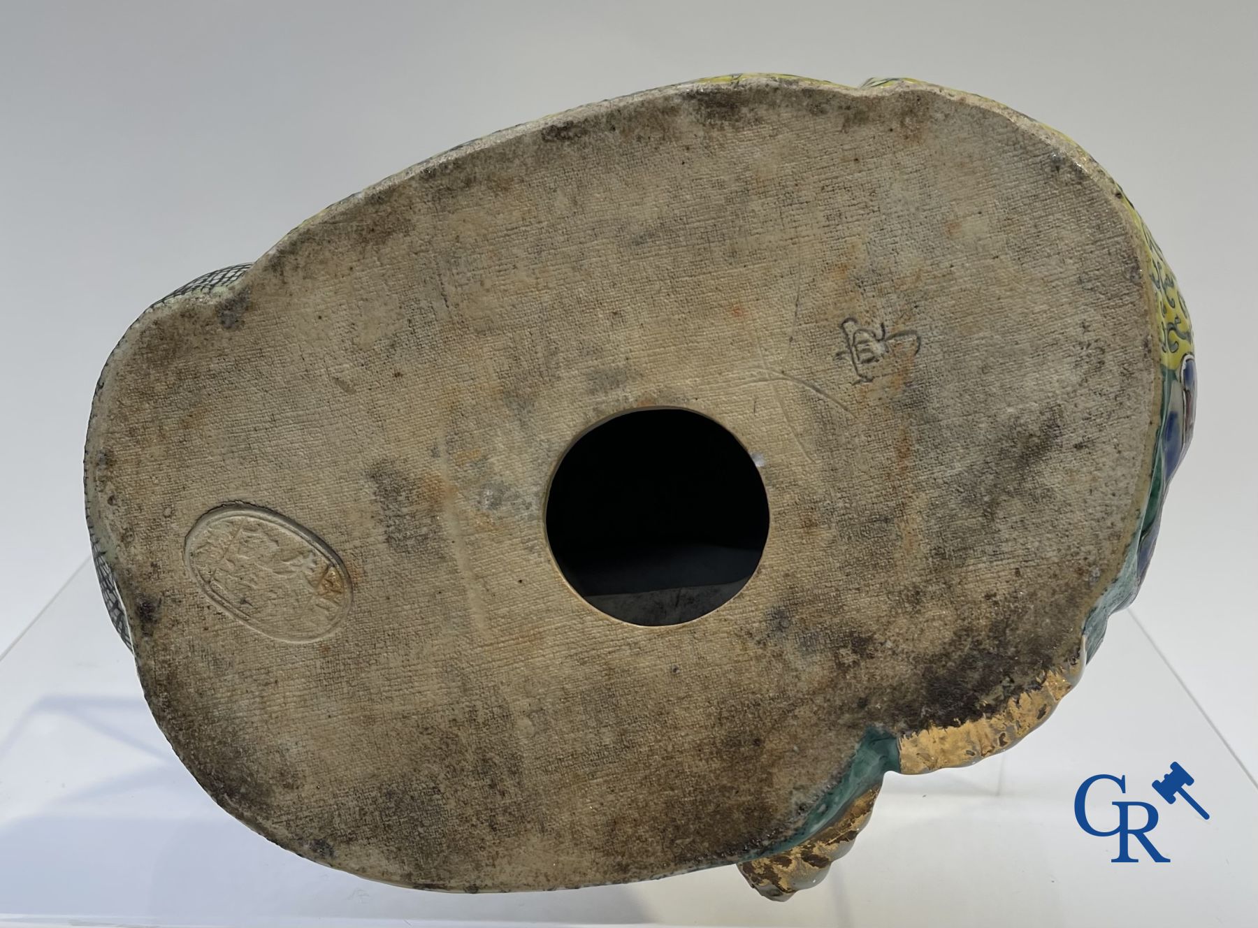 Chinees porselein: Grote lachende boeddha.