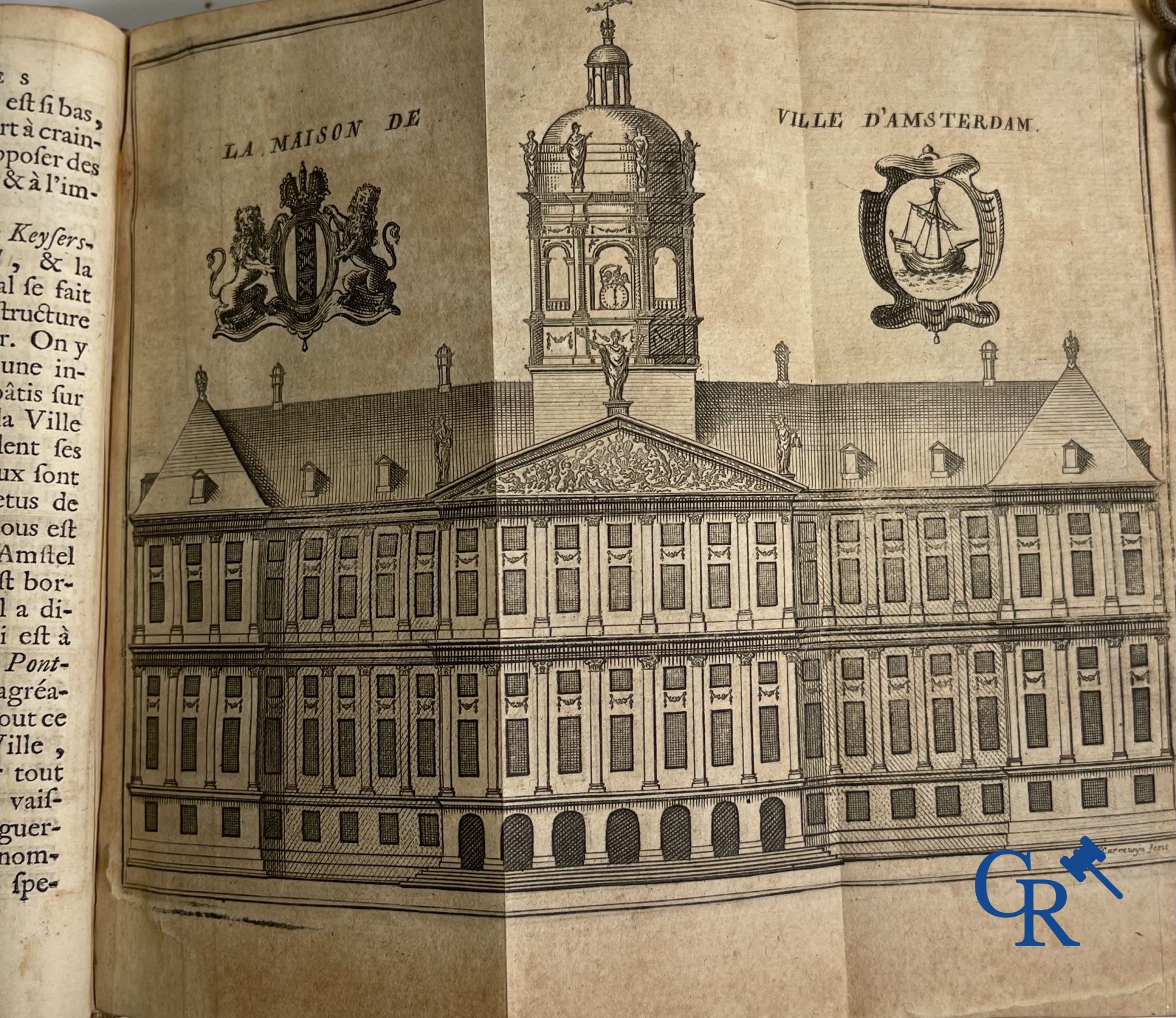 Oude boekdrukken: Histoire générale des Pais-Bas, 1720 Chez François Foppens à Brusselle.