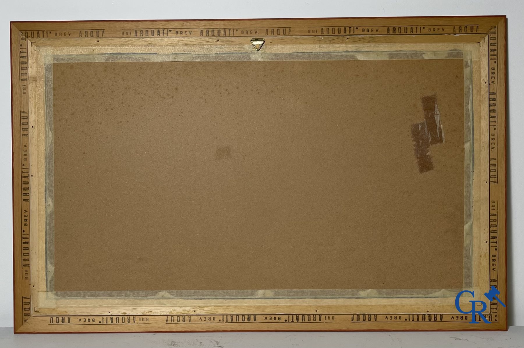 Georges Rasetti: (1889 - 1957)  3 schilderijen olie op paneel. Le Vallon.