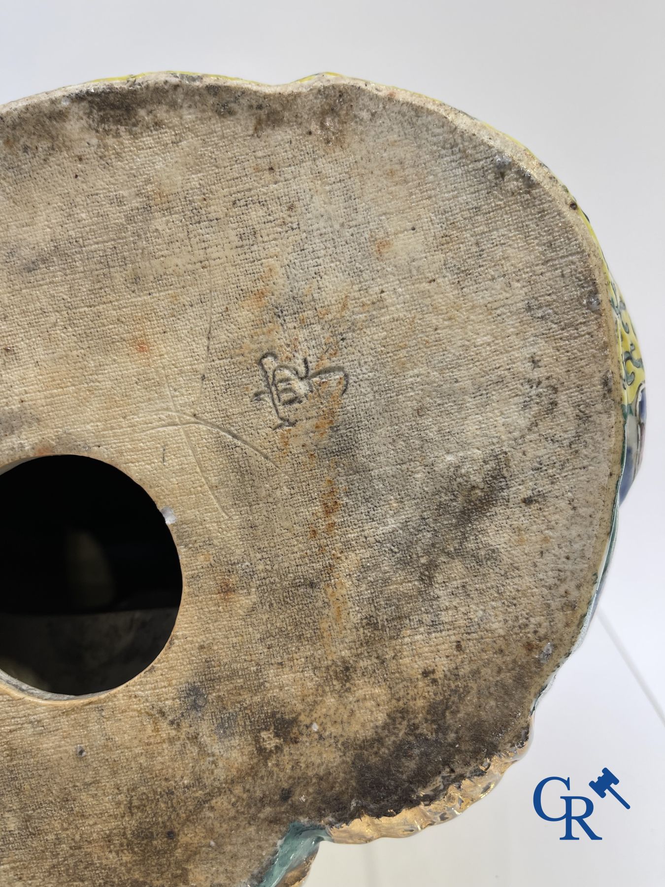 Chinees porselein: Grote lachende boeddha.