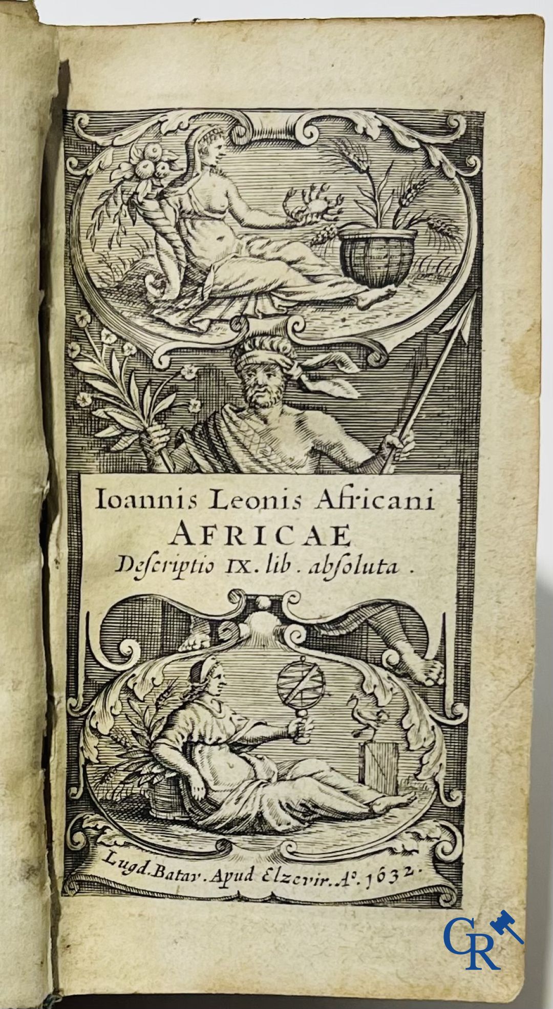 Oude boekdrukken: Johannis Leonis Africani. Africae, Elzevier 1632.