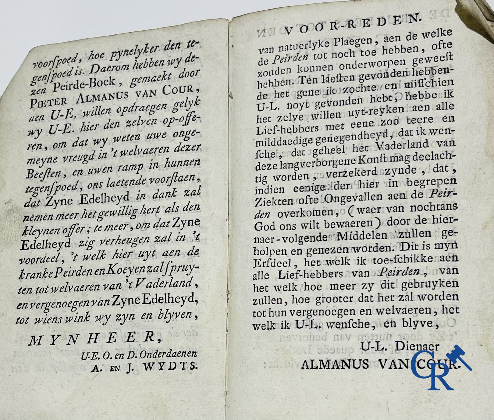 Oude boekdrukken: Interessant lot met diverse boeken en een partiturenboek. 17e-18e-19de eeuw.