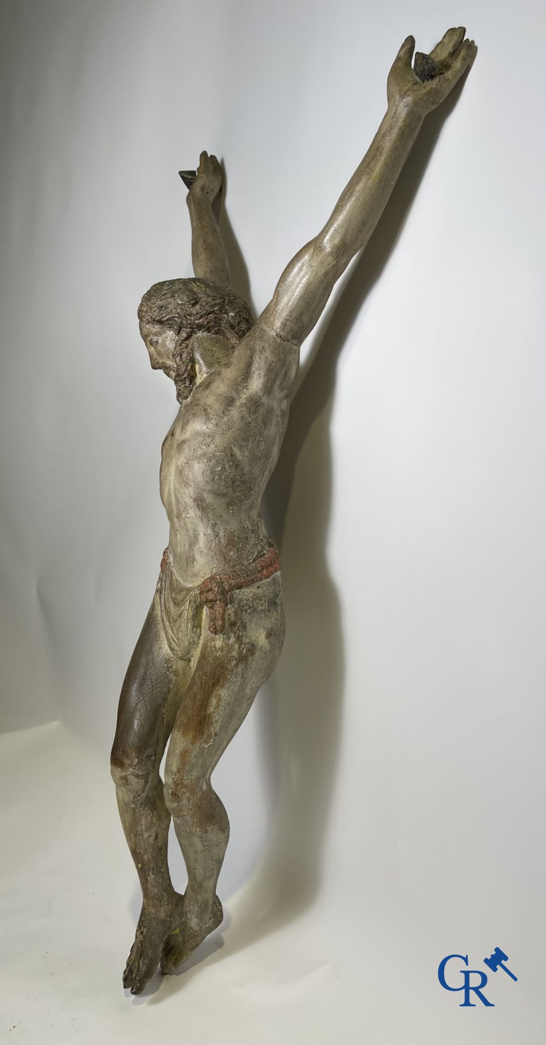 Imposing 18th century oak Corpus.