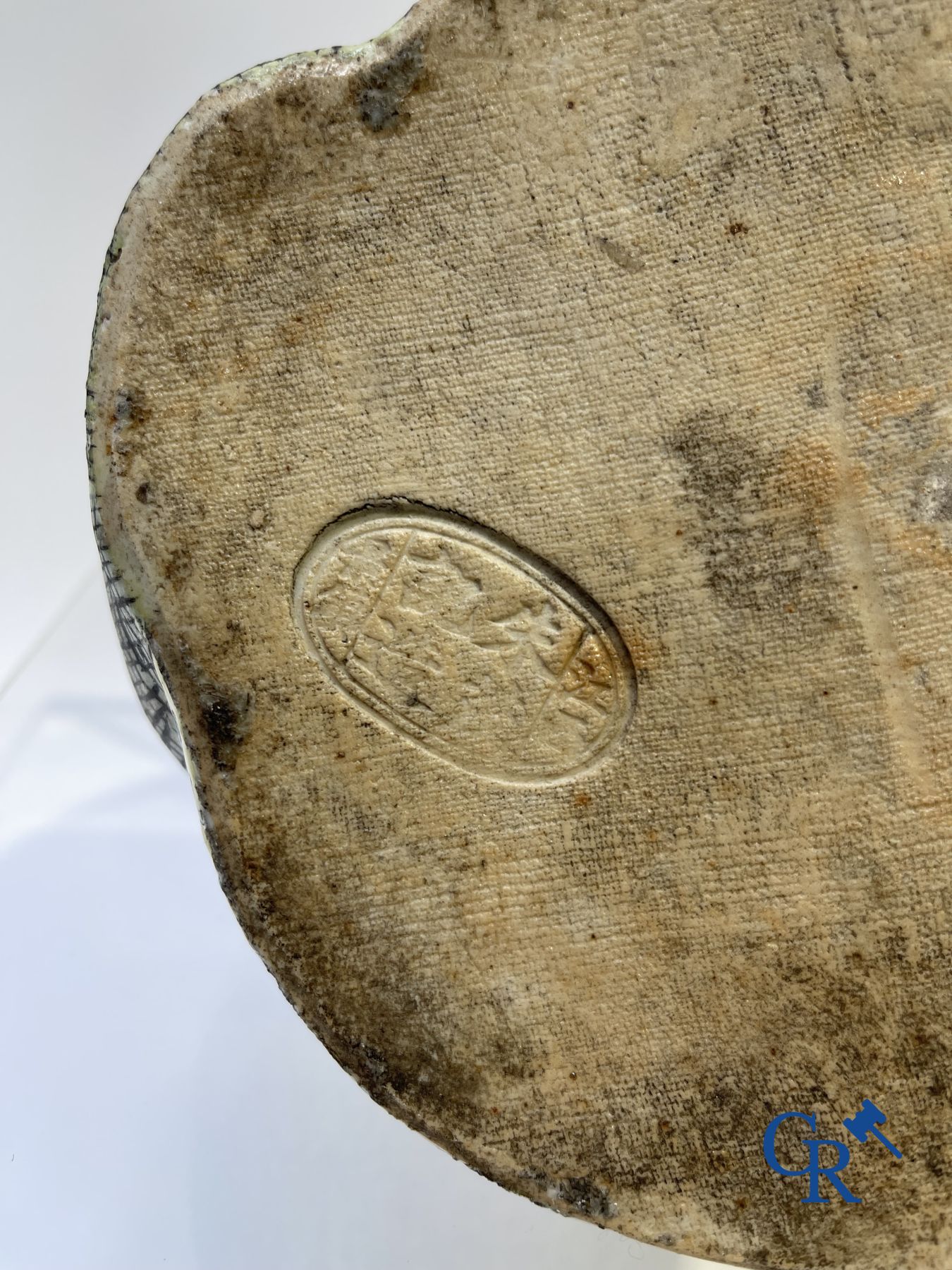 Chinees porselein: Grote lachende boeddha.