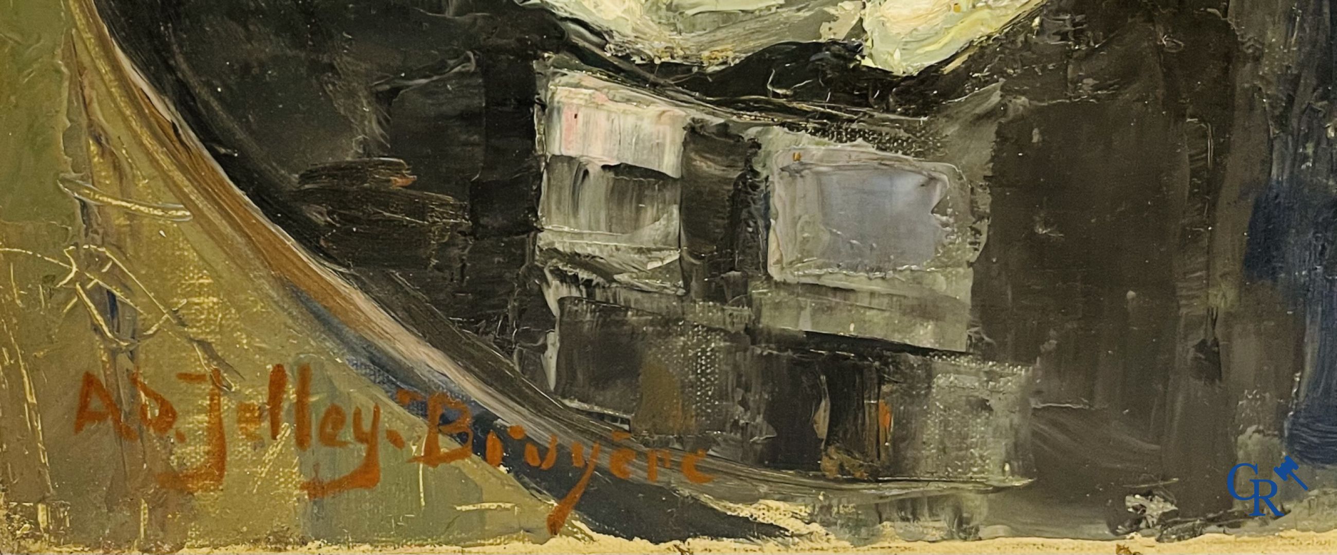 3 olieverfschilderijen.