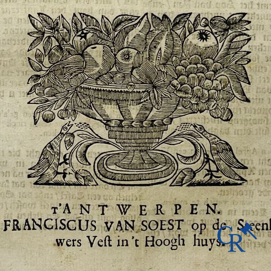 Oude boekdrukken: Boekbundel, J. Begyn en Bernard Poelman te Gent en Franciscus van Soest t'Antwerpen. 17e-18de eeuw.
