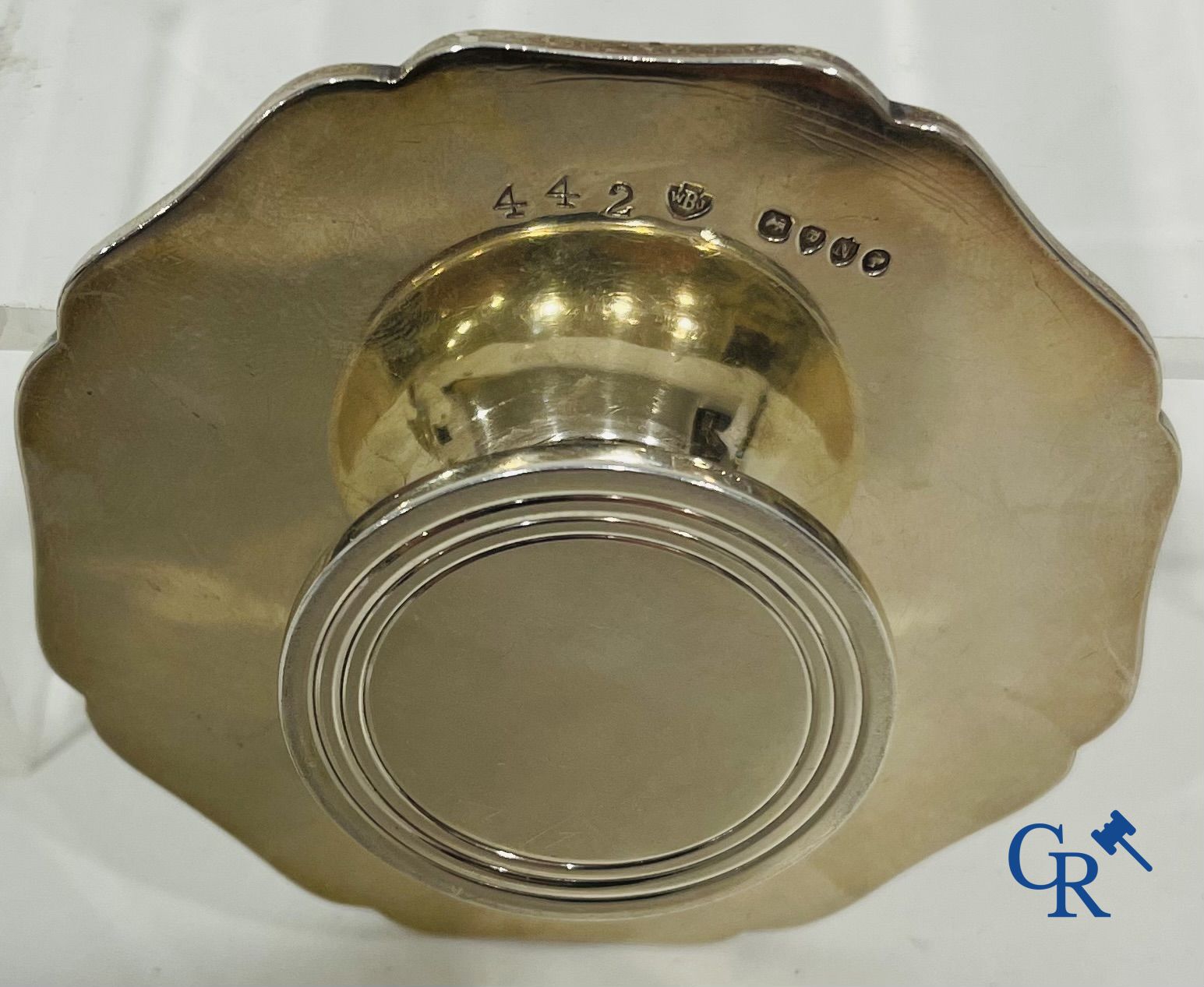 A lot of 9 pieces of various religious objects in silver. 18th-19th century