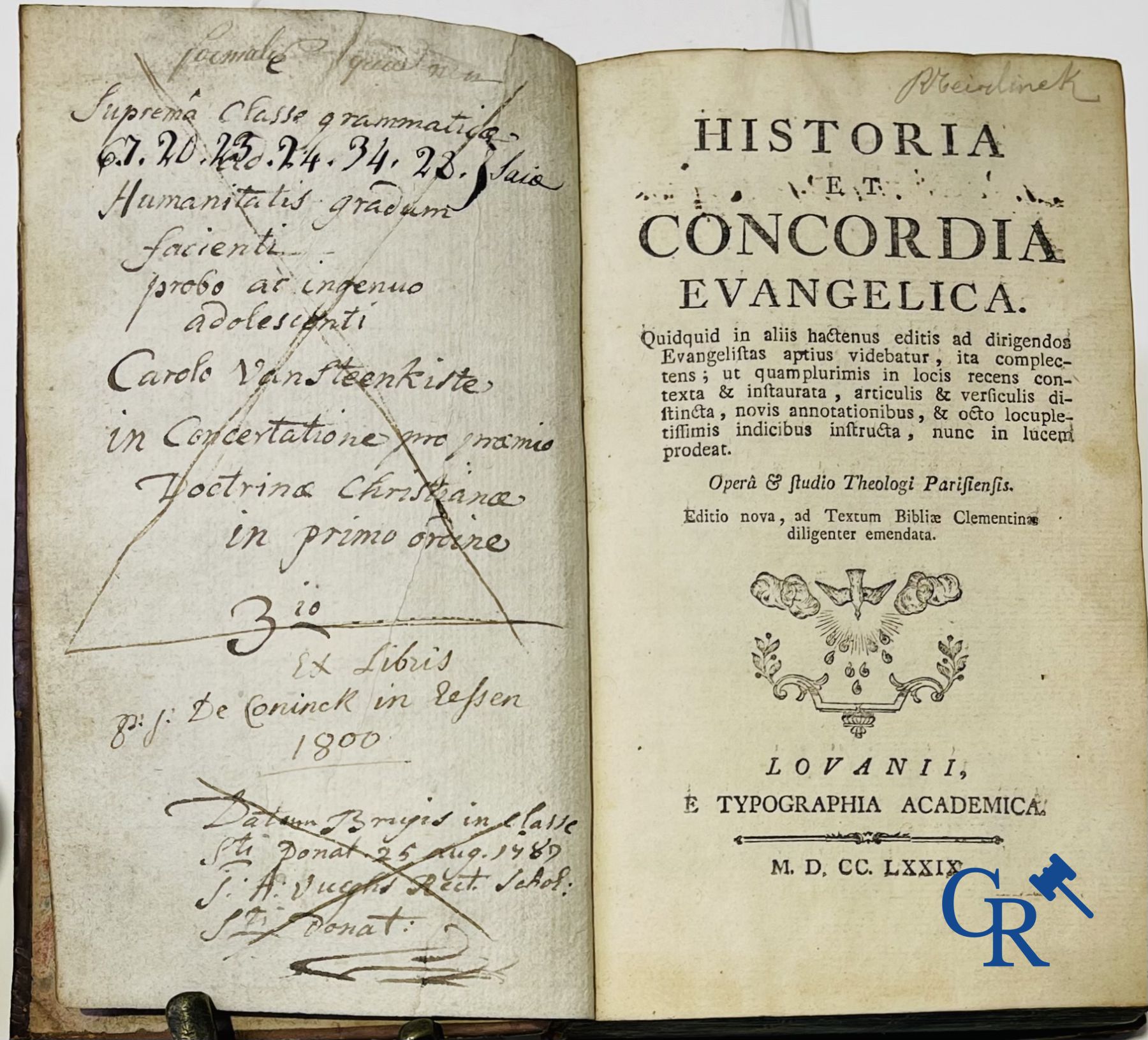 Oude boekdrukken: Een interessant kavel met diverse antieke boeken. 17e-18e-19de eeuw. (18 volumes)