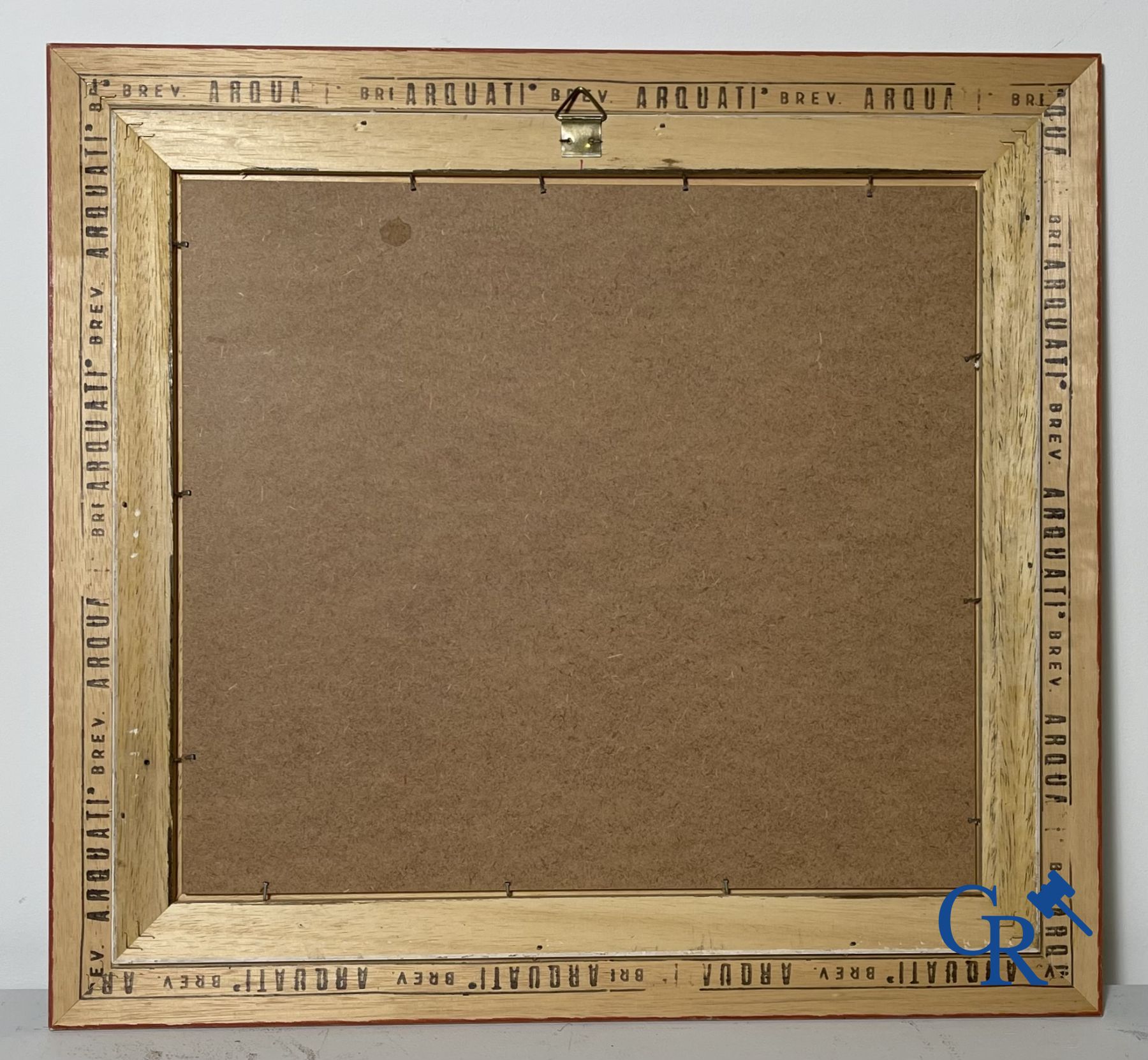 Georges Rasetti: (1889 - 1957)  3 schilderijen olie op paneel. Le Vallon.