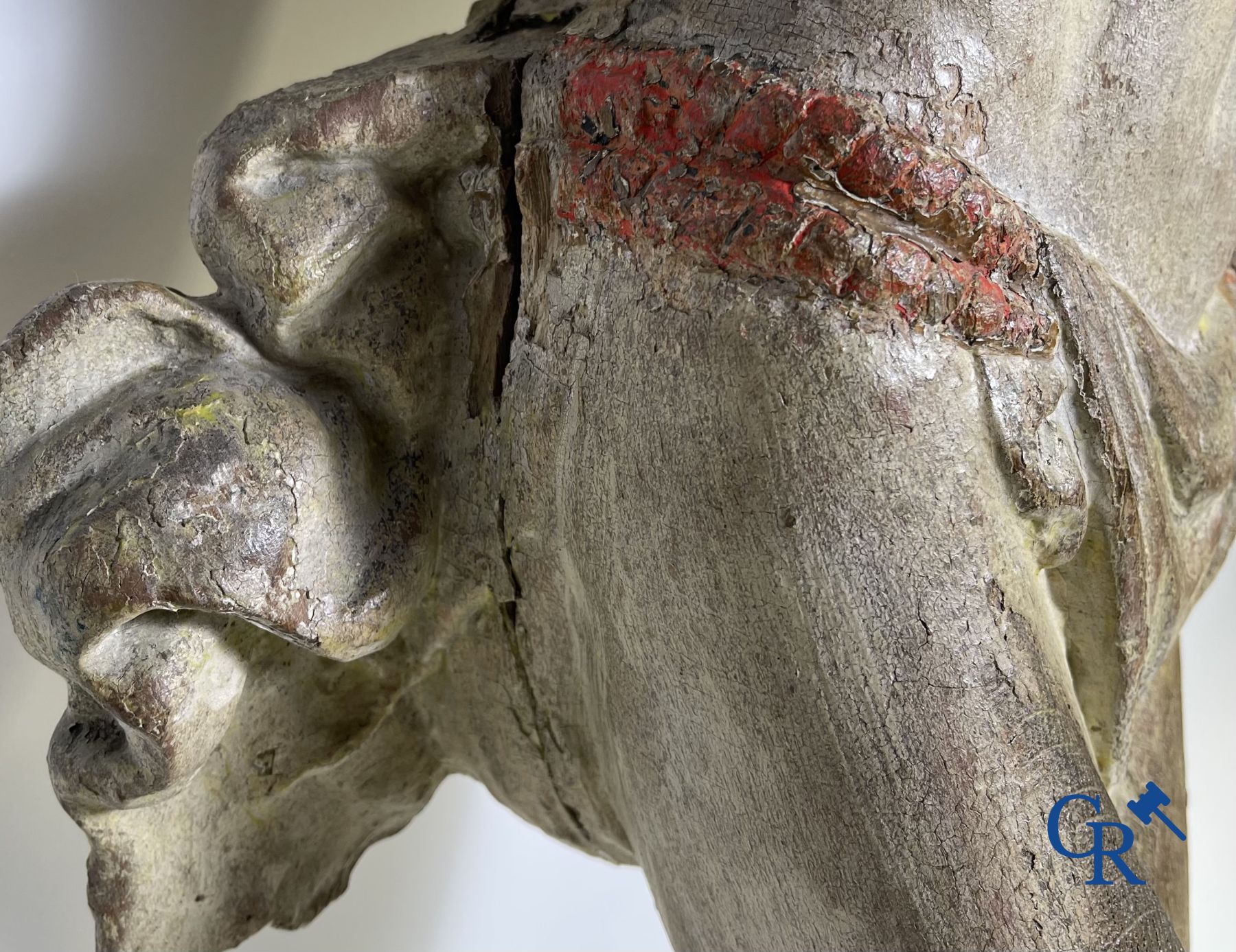 Imposing 18th century oak Corpus.