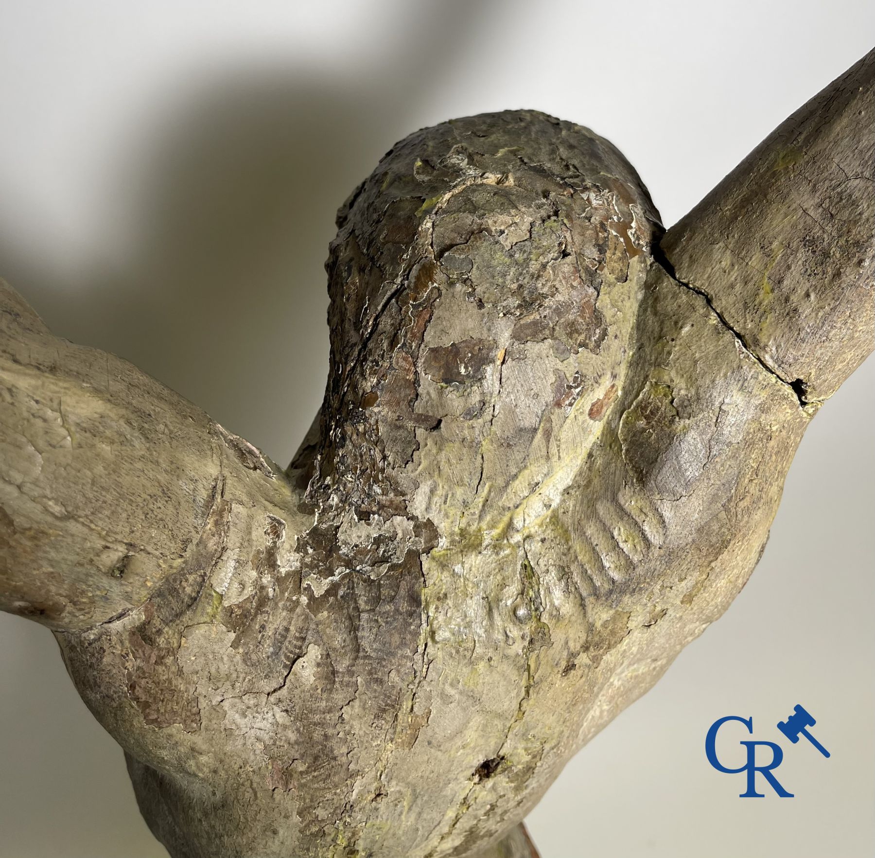 Imposing 18th century oak Corpus.