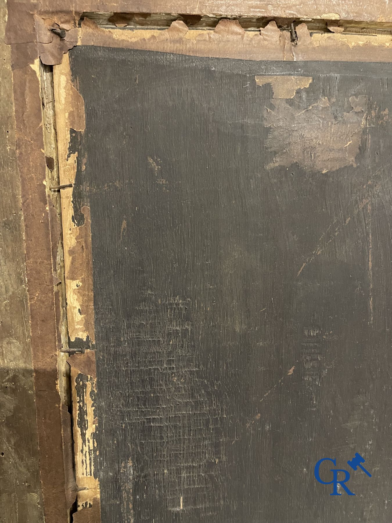 Religious painting: oil on panel. 17th-18th century.