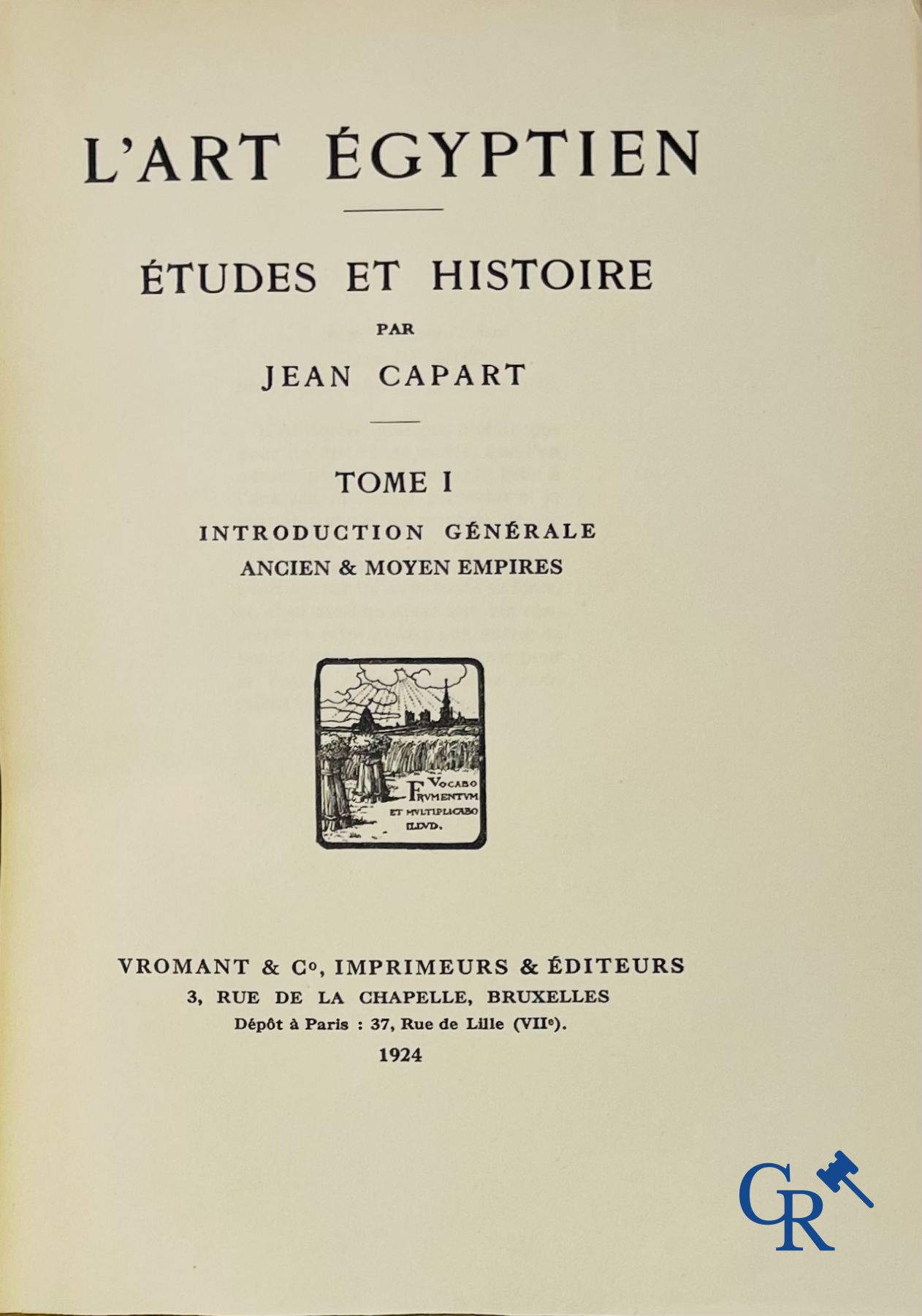 Boeken: Jean Capart, L'Art Egyptien en Tout-Ankh-Amon  - Trawinski, La Vie Antique. (5 volumes).