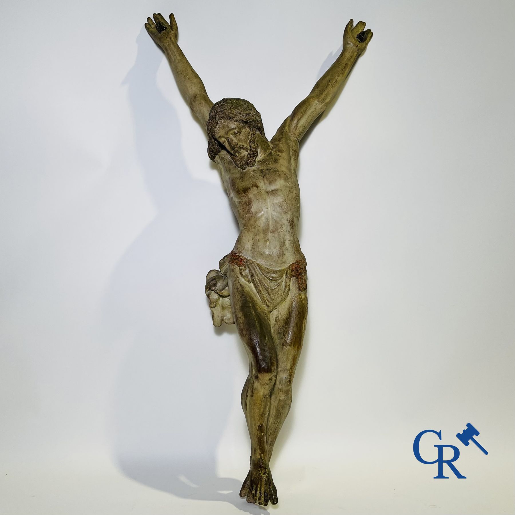 Imposing 18th century oak Corpus.