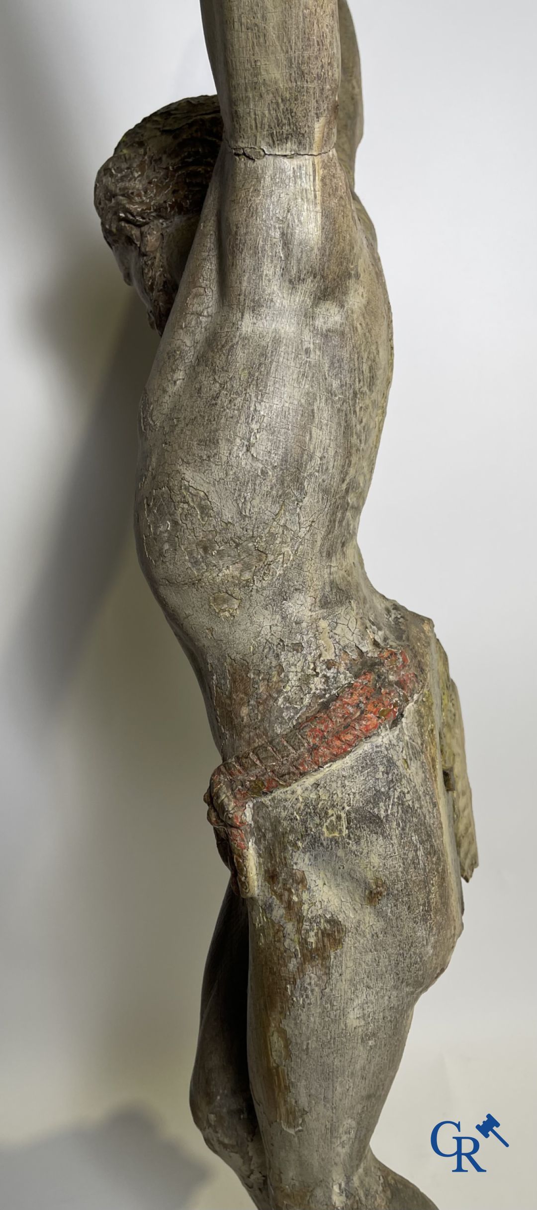 Imposing 18th century oak Corpus.