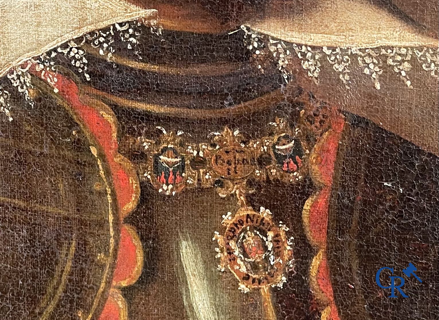 Portretschilderij: Leerling van Frans Pourbus II en toegeschreven aan Justus Sustermans.