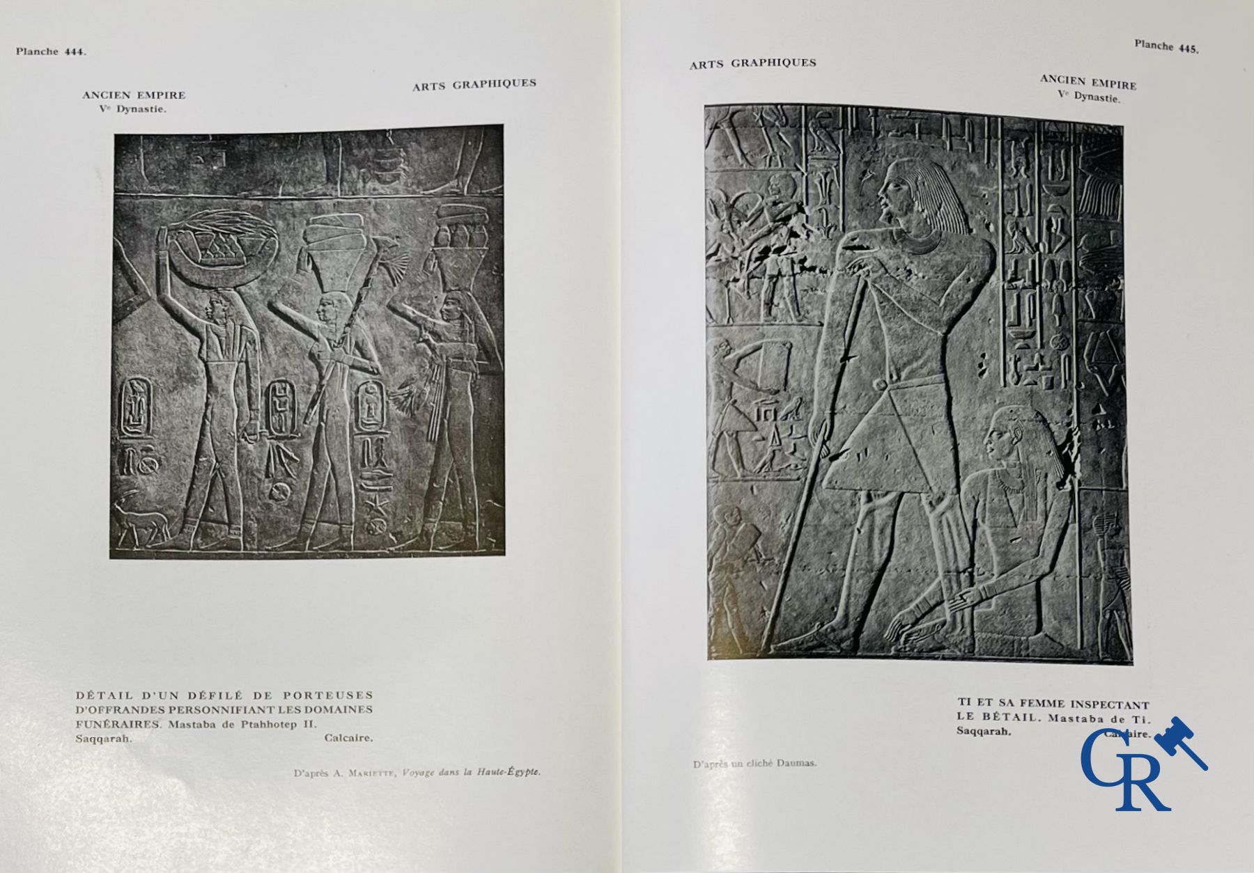 Boeken: Jean Capart, L'Art Egyptien en Tout-Ankh-Amon  - Trawinski, La Vie Antique. (5 volumes).