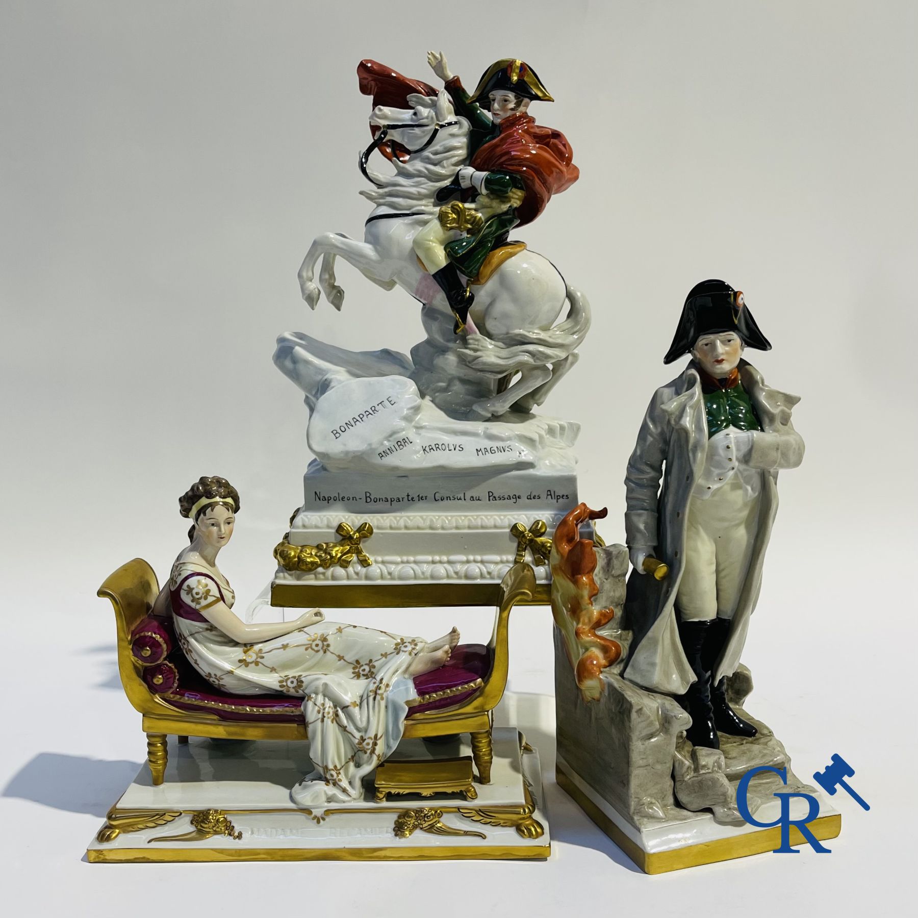 Porselein: Saksen: 3 groepen in Saksisch porselein.