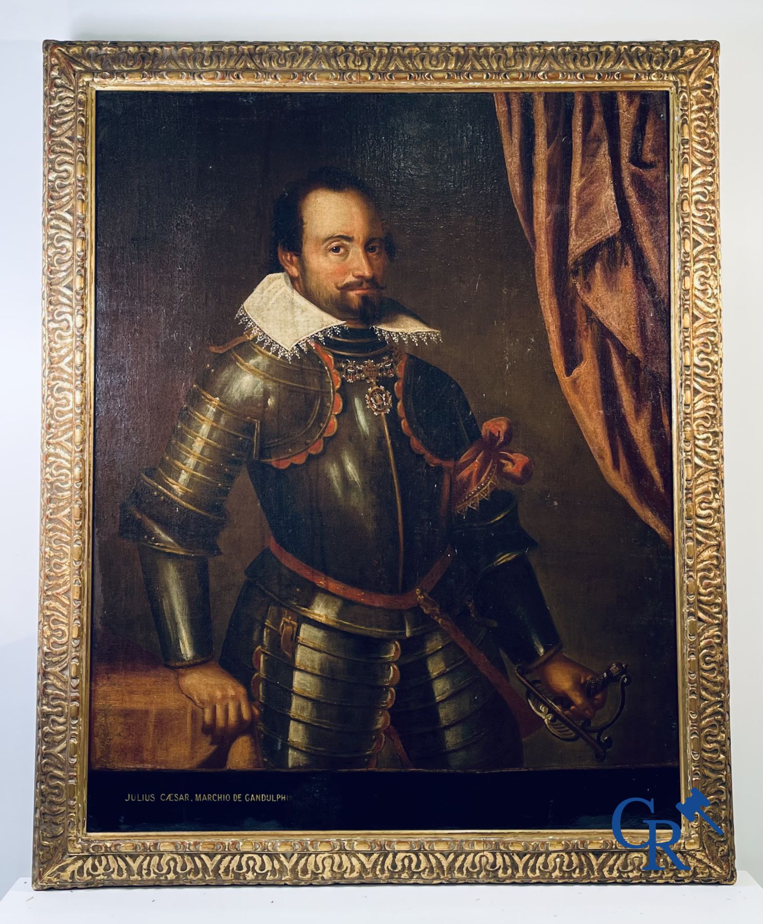 Portretschilderij: Leerling van Frans Pourbus II en toegeschreven aan Justus Sustermans.