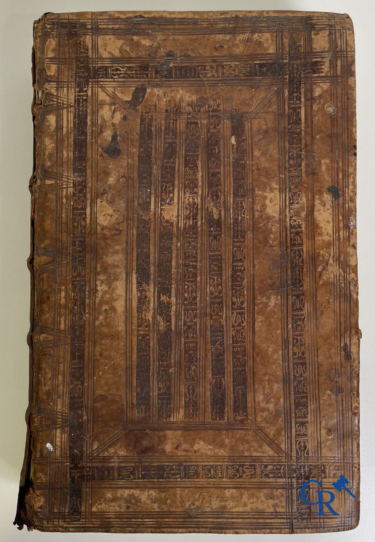 Oude boekdrukken: Willem Hessels van Est (1542-1613) De brieven van Paulus. Tomus prior en tomus posterior. Douai 1614.