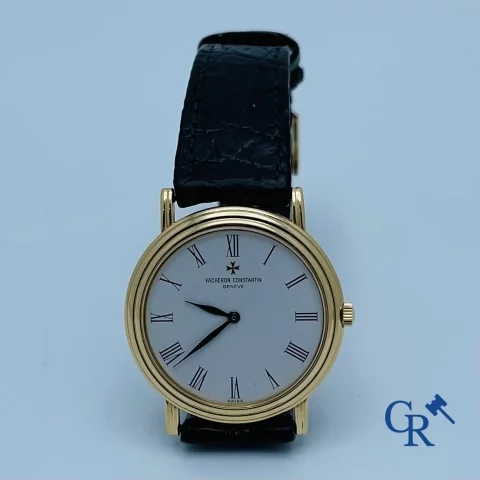Vacheron Constantin Genève. Een herenpolshorloge in goud 18K (750°/00).
